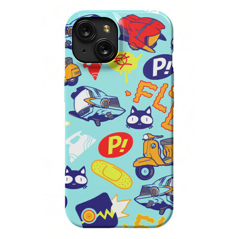 FLCL Anime Pattern Phone Case