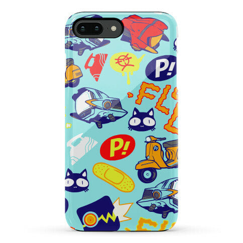 FLCL Anime Pattern Phone Case