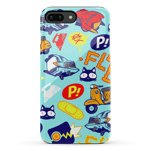 FLCL Anime Pattern Phone Case