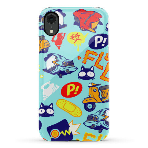 FLCL Anime Pattern Phone Case
