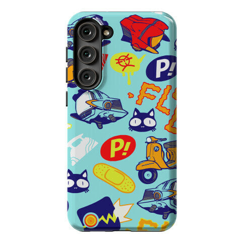 FLCL Anime Pattern Phone Case