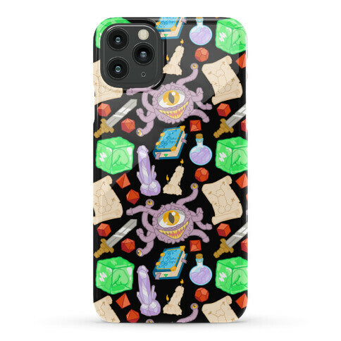 Dungeons and Dragons Hidden Peen Pattern Phone Case