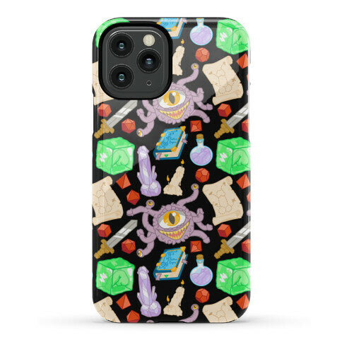 Dungeons and Dragons Hidden Peen Pattern Phone Case