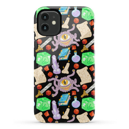 Dungeons and Dragons Hidden Peen Pattern Phone Case