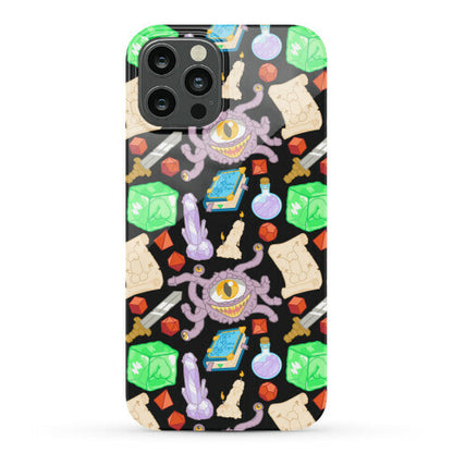 Dungeons and Dragons Hidden Peen Pattern Phone Case