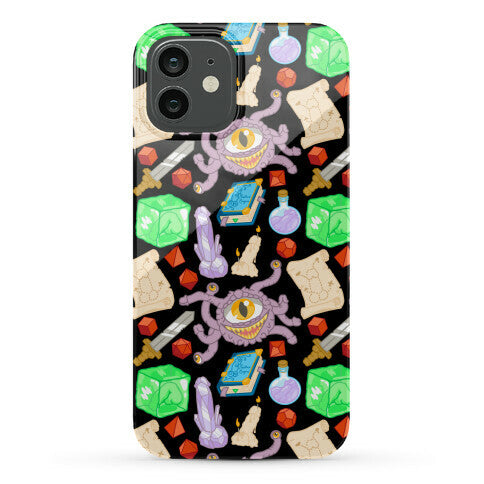 Dungeons and Dragons Hidden Peen Pattern Phone Case