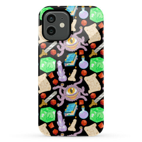 Dungeons and Dragons Hidden Peen Pattern Phone Case