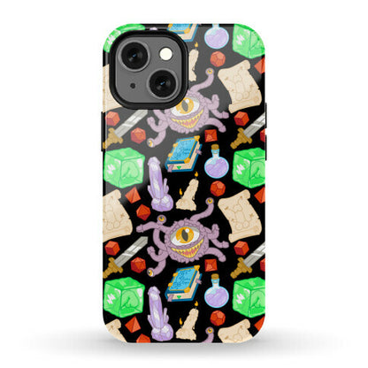 Dungeons and Dragons Hidden Peen Pattern Phone Case