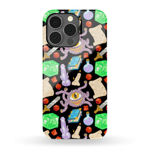 Dungeons and Dragons Hidden Peen Pattern Phone Case