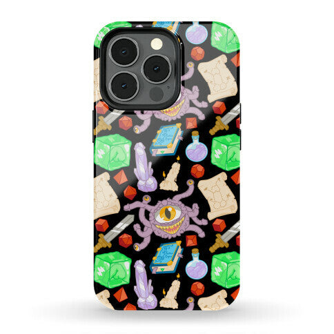 Dungeons and Dragons Hidden Peen Pattern Phone Case