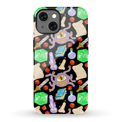 Dungeons and Dragons Hidden Peen Pattern Phone Case