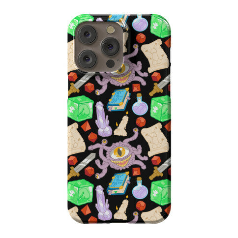 Dungeons and Dragons Hidden Peen Pattern Phone Case