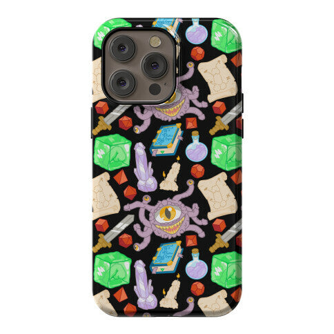 Dungeons and Dragons Hidden Peen Pattern Phone Case