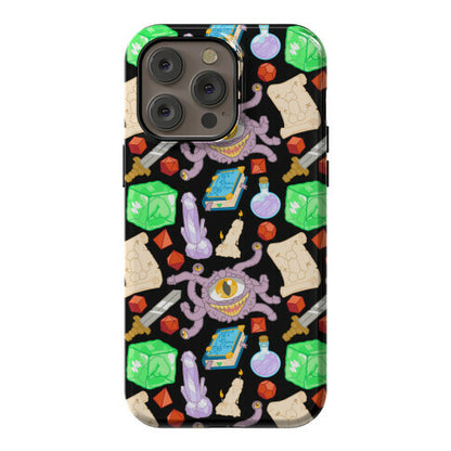 Dungeons and Dragons Hidden Peen Pattern Phone Case