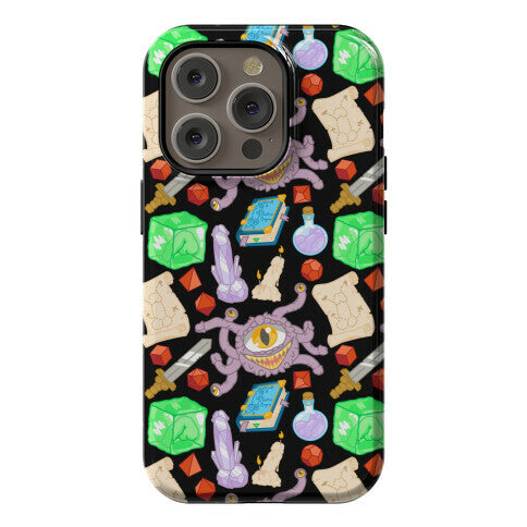 Dungeons and Dragons Hidden Peen Pattern Phone Case