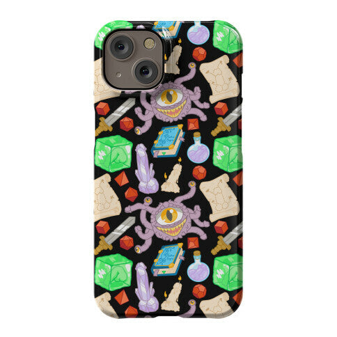 Dungeons and Dragons Hidden Peen Pattern Phone Case