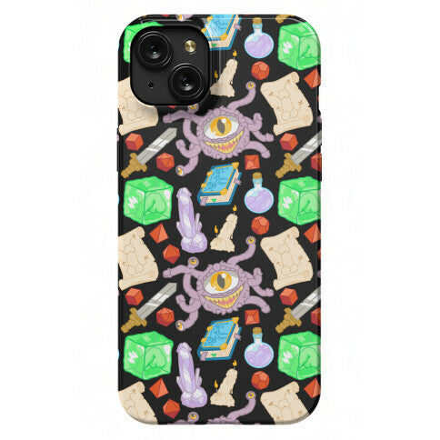 Dungeons and Dragons Hidden Peen Pattern Phone Case