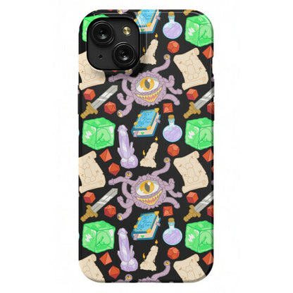 Dungeons and Dragons Hidden Peen Pattern Phone Case