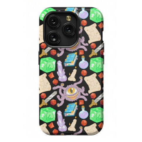 Dungeons and Dragons Hidden Peen Pattern Phone Case