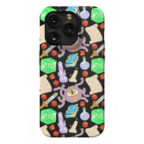 Dungeons and Dragons Hidden Peen Pattern Phone Case