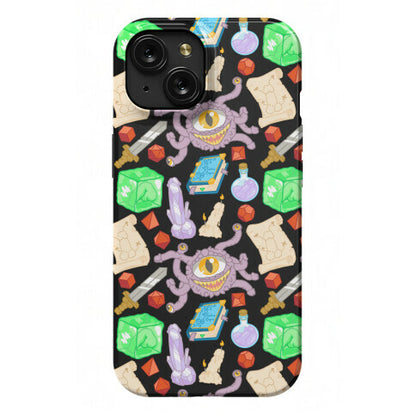 Dungeons and Dragons Hidden Peen Pattern Phone Case