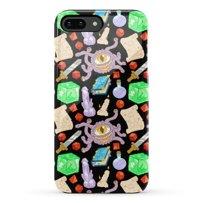 Dungeons and Dragons Hidden Peen Pattern Phone Case