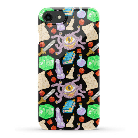 Dungeons and Dragons Hidden Peen Pattern Phone Case