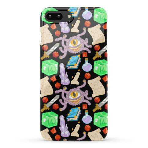 Dungeons and Dragons Hidden Peen Pattern Phone Case