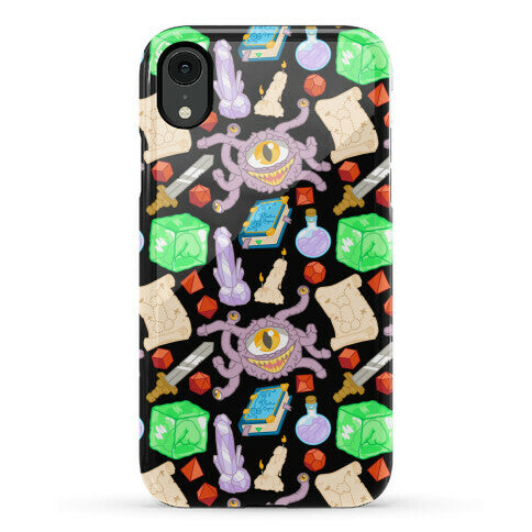 Dungeons and Dragons Hidden Peen Pattern Phone Case