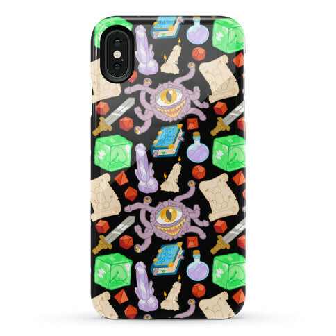 Dungeons and Dragons Hidden Peen Pattern Phone Case