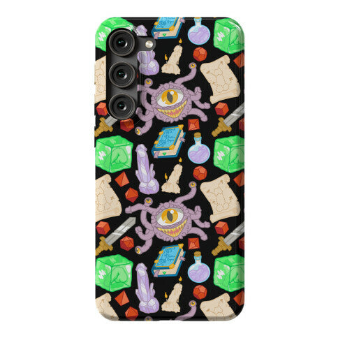 Dungeons and Dragons Hidden Peen Pattern Phone Case