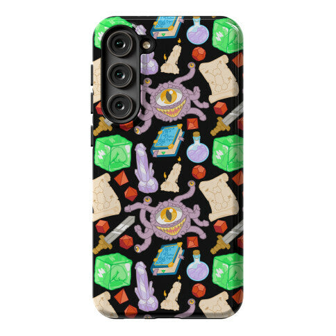 Dungeons and Dragons Hidden Peen Pattern Phone Case