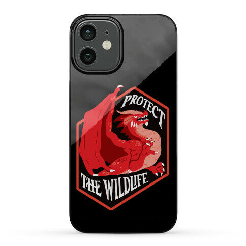 Protect The Wildlife Red Dragon Phone Case