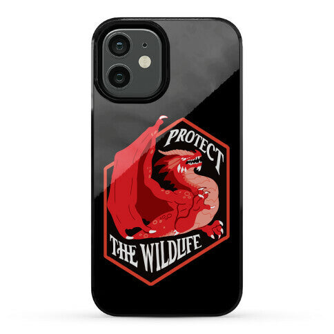 Protect The Wildlife Red Dragon Phone Case