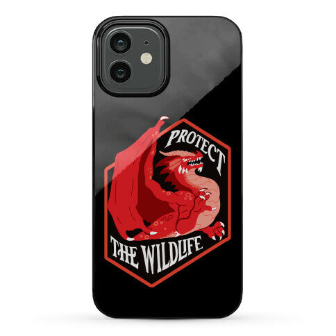 Protect The Wildlife Red Dragon Phone Case