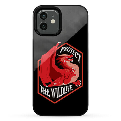 Protect The Wildlife Red Dragon Phone Case