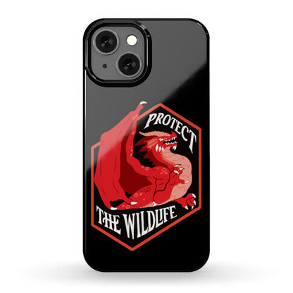 Protect The Wildlife Red Dragon Phone Case