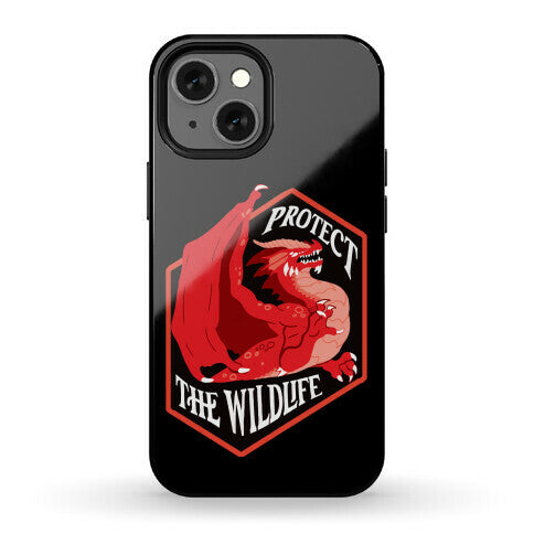 Protect The Wildlife Red Dragon Phone Case