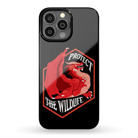 Protect The Wildlife Red Dragon Phone Case