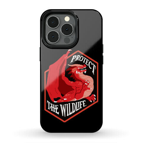 Protect The Wildlife Red Dragon Phone Case