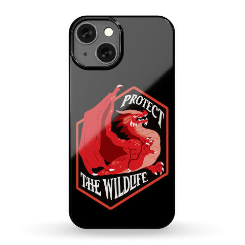 Protect The Wildlife Red Dragon Phone Case