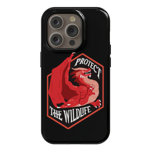 Protect The Wildlife Red Dragon Phone Case