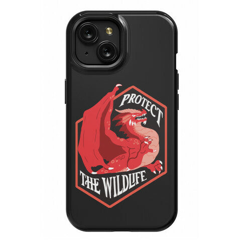 Protect The Wildlife Red Dragon Phone Case