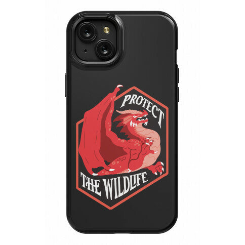 Protect The Wildlife Red Dragon Phone Case