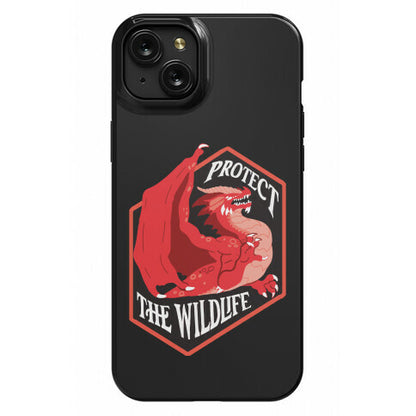 Protect The Wildlife Red Dragon Phone Case