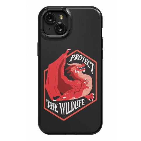 Protect The Wildlife Red Dragon Phone Case