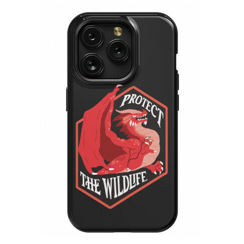 Protect The Wildlife Red Dragon Phone Case