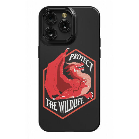 Protect The Wildlife Red Dragon Phone Case