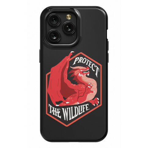 Protect The Wildlife Red Dragon Phone Case