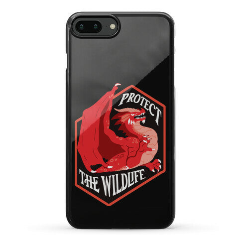 Protect The Wildlife Red Dragon Phone Case